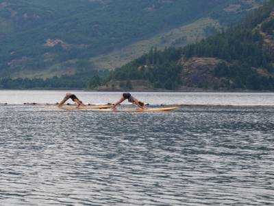 Paddle yoga