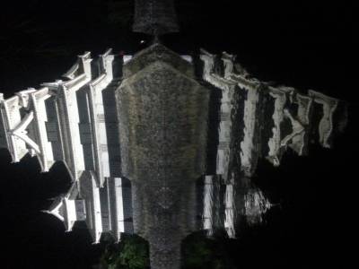 Chateau de Matsumoto de nuit