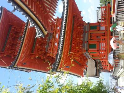 Temple de Yasaka, sur les hauteurs de Kyoto. 