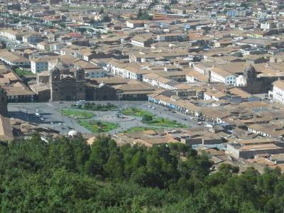 Vue de la place d armes de Cuzco