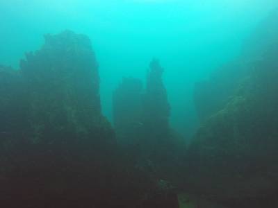 Barracuda Lake, toujours d'en dessous