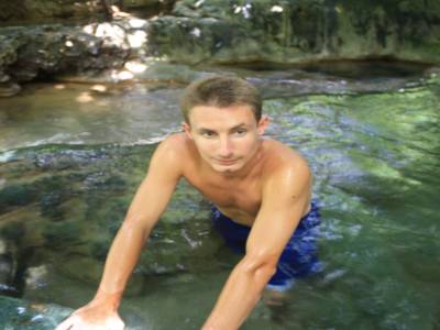 Alex dans son bain naturel