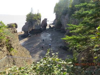 hopwell rock,nouveau-brunswick,canada