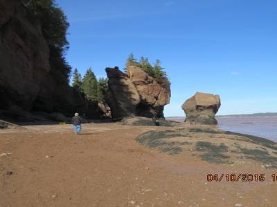 hopwell rock,nouveau-brunswick,canada