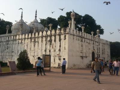 à l'intérieur du red fort