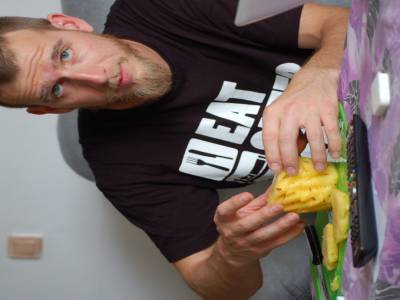 Premier ananas, parfait!