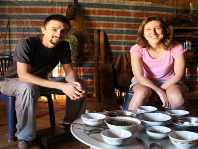 Un repas traditionnel avec Lizzie