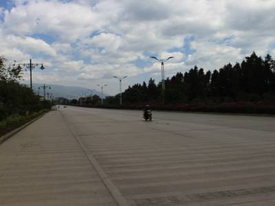 Pas grand monde sur le chemin!
