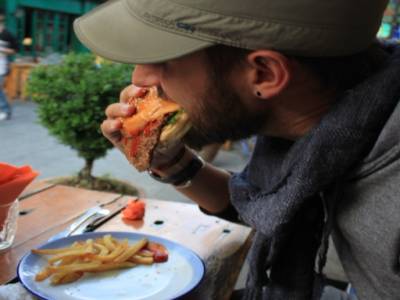 hmmmm.. Un yak burger!