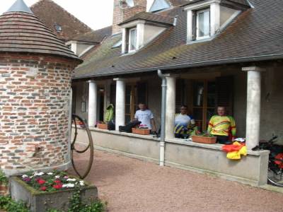 Arrivée au gîte