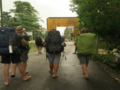 passage de la frontière vers le Panama
