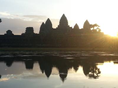 Lever de soleil à angkor
