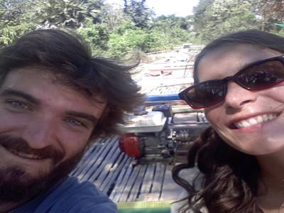 Bamboo train
