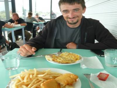 Fish and Chips et omelette aux alevins