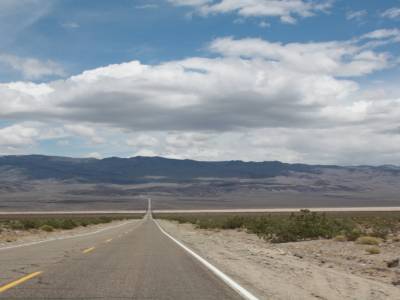 route Death Valley