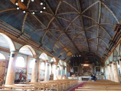 Intérieur de l'église la plus ancienne