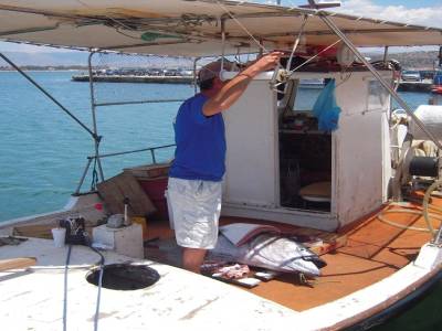 Pêche à Nauplie