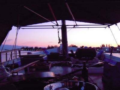 Apéro sur le bateau de Janis