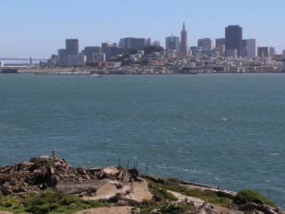 San Francisco vu d'Alcatraz