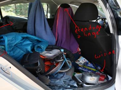 L'aménagement de la voiture