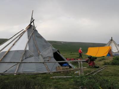 Notre tipi pour 2 nuits