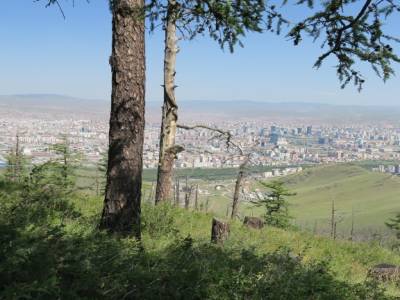 Oulan Bator depuis la montagne