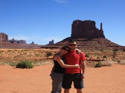 Nous à Monument Valley 