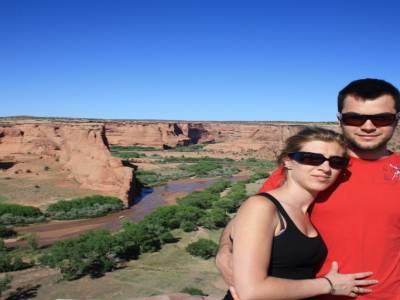 Nous au Canyon de Chelly 