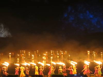 Spectacle sur l'eau