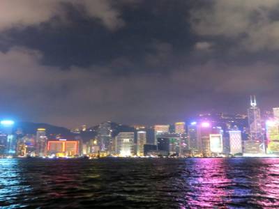 The bay at night