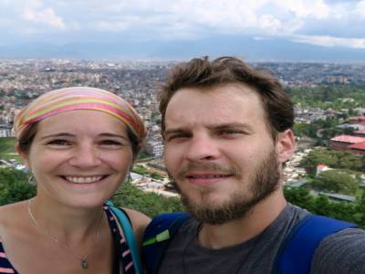 Depuis le temple des singes