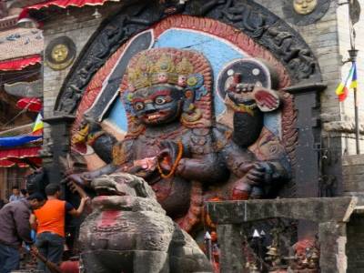 Shiva dans sa forme destructrice