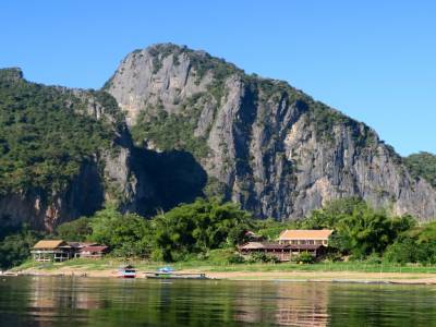 Falaise près de Luang Prabang
