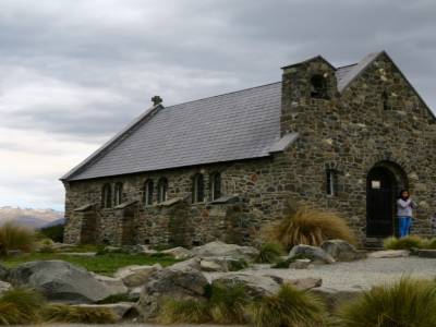 Vieille église au lac Tekapo