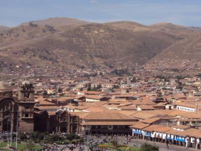 Cusco - vue de la terrasse de l'hotel