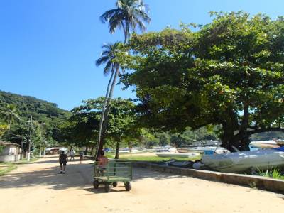 Les rues sans voitures d'Ilha Grande
