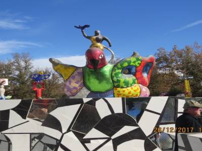 parc de sculptures de queen califia,pres de vista,californie,janvier 2018