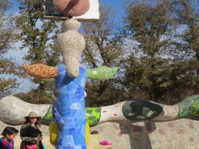 parc de sculptures de queen califia,pres de vista,californie,janvier 2018