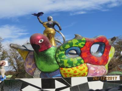 parc de sculptures de queen califia,pres de vista,californie,janvier 2018