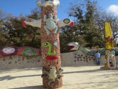 parc de sculptures de queen califia,pres de vista,californie,janvier 2018