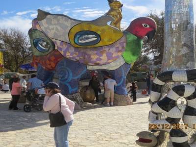 parc de sculptures de queen califia,pres de vista,californie,janvier 2018