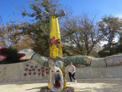 parc de sculptures de queen califia,pres de vista,californie,janvier 2018