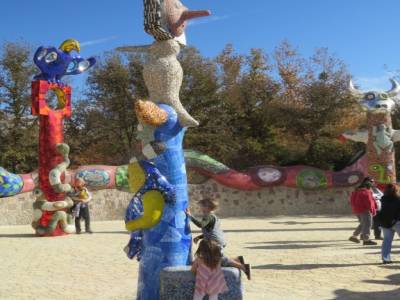 parc de sculptures de queen califia,pres de vista,californie,janvier 2018