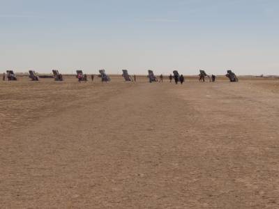 cadillac ranch, amarillo, texas,usa