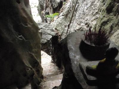 Dans la grotte