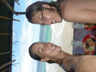 Enfin une belle plage de sable blanc a Bali