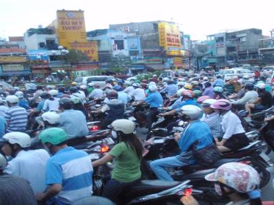 La circulation a Ho Chi Minh!!