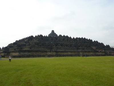 Le borobudur, site classe au Patrimoine mondial de l'Unesco