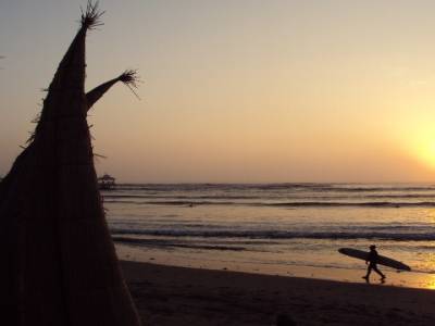 Huanchaco - c'est pas mal le Pacifique !