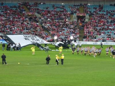 Arrivée de Collingwood